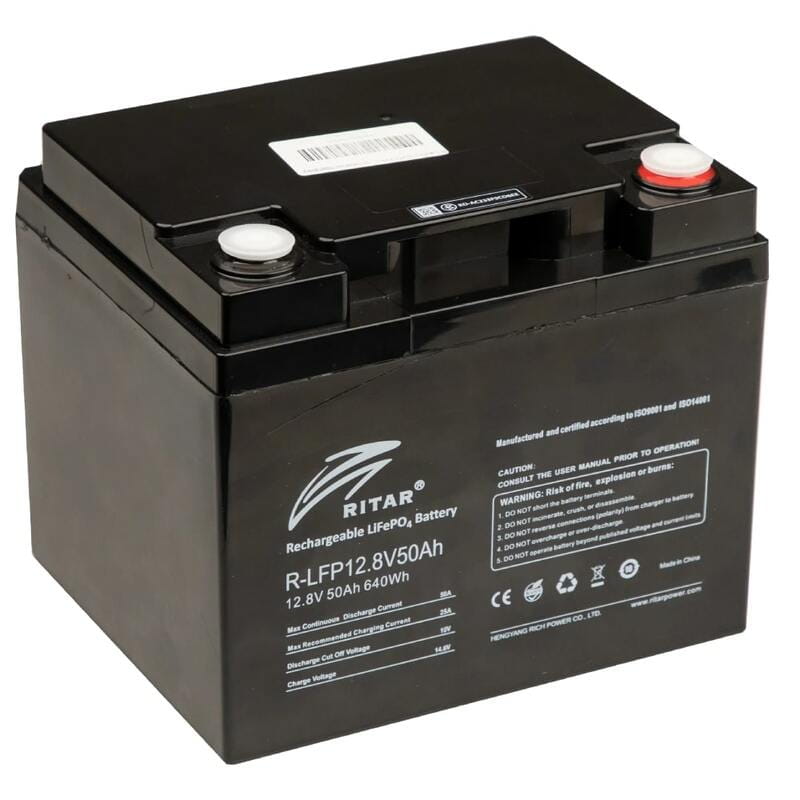 Аккумуляторная батарея Ritar 12.8V 50AH (R-LFP12.8V50AH)