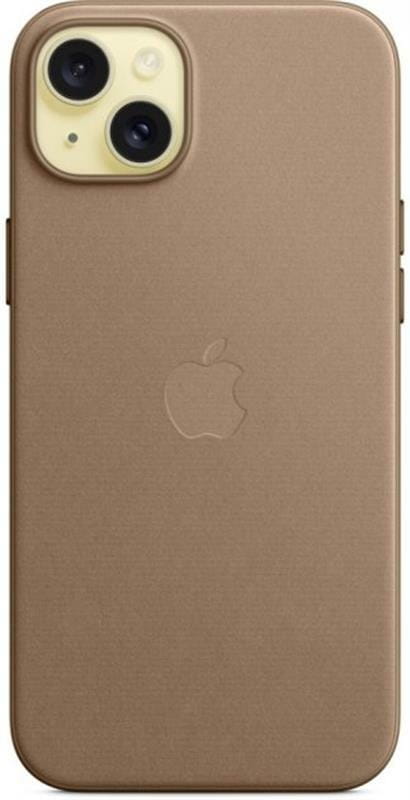 Чохол-накладка Apple FineWoven Case with MagSafe для Apple iPhone 15 Plus Taupe (MT473)