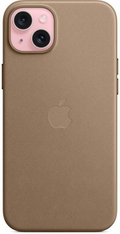 Чохол-накладка Apple FineWoven Case with MagSafe для Apple iPhone 15 Plus Taupe (MT473)