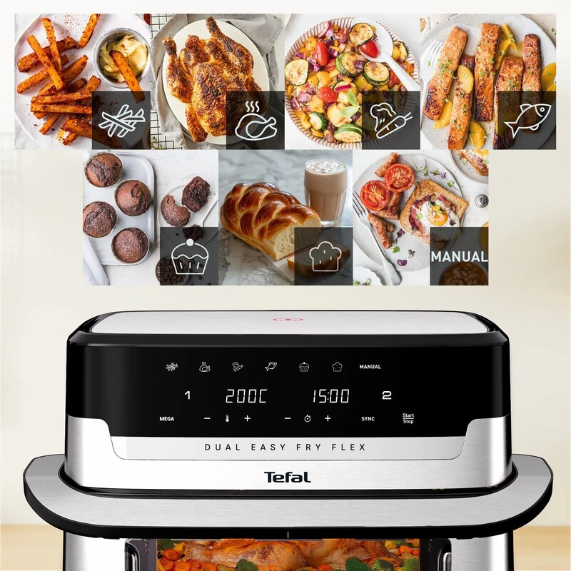 Мультипіч Tefal Dual Easy Fry Flex EY922DE0