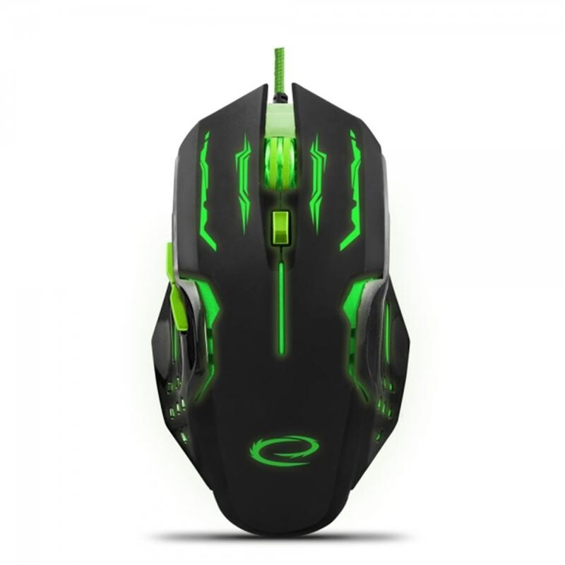 Мышь Esperanza MX403 Apache (EGM403G) Black/Green USB