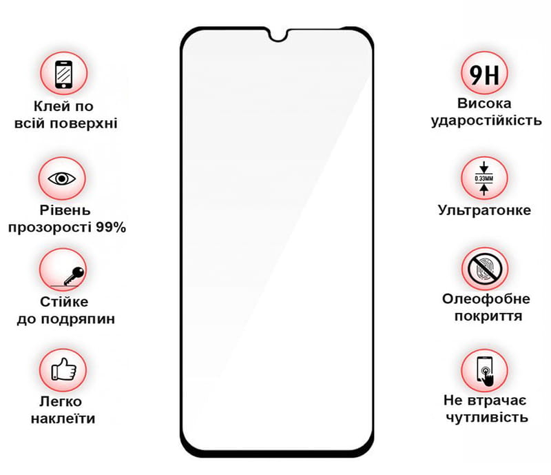 Защитное стекло BeCover для Xiaomi Redmi 15С 4G/5G Black (713907)