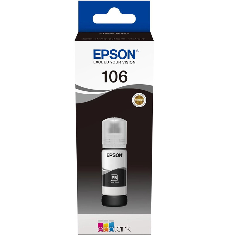 Чорнило Epson L7160/7180 Black (C13T00R140) 70 мл