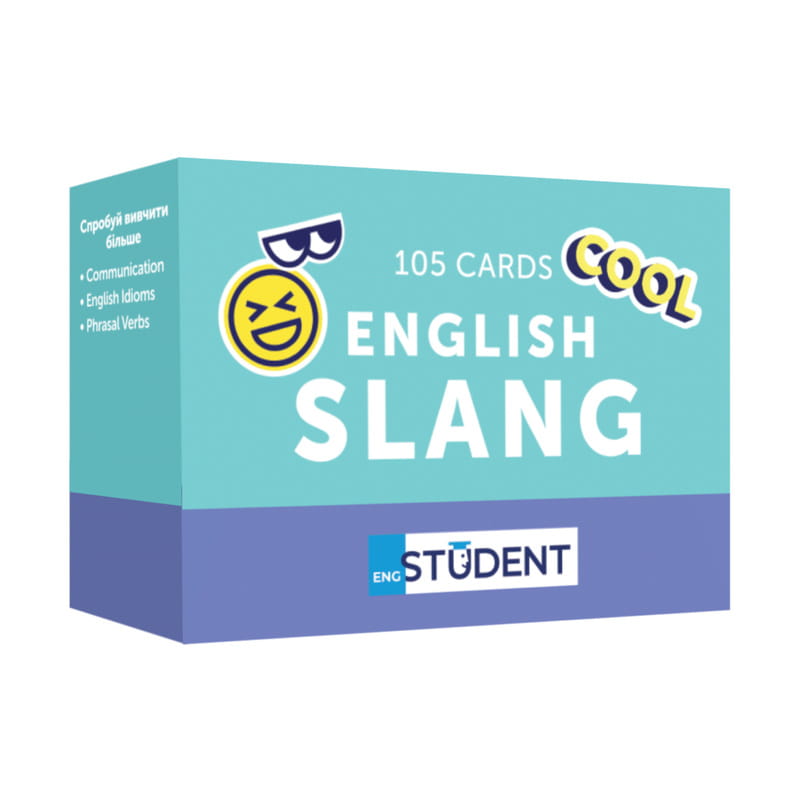 Карточки для изучения английского языка English Student. English Slang