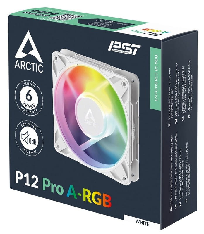 Вентилятор Arctic P12 Pro A-RGB White (ACFAN00311A)