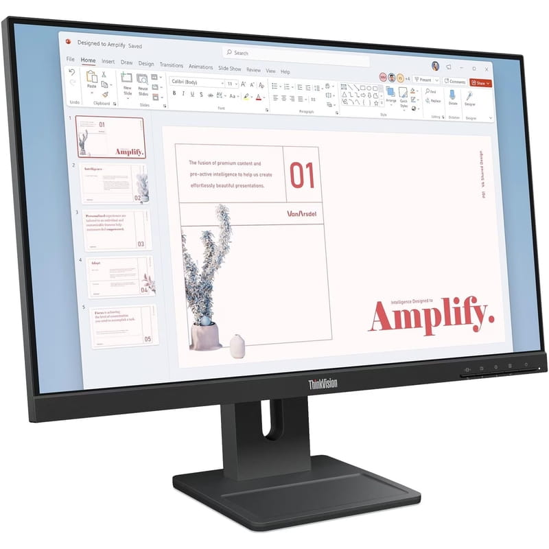 Монитор Lenovo 23.8" ThinkVision E24-40 (64BAMAT1UA) IPS Black 100Hz
