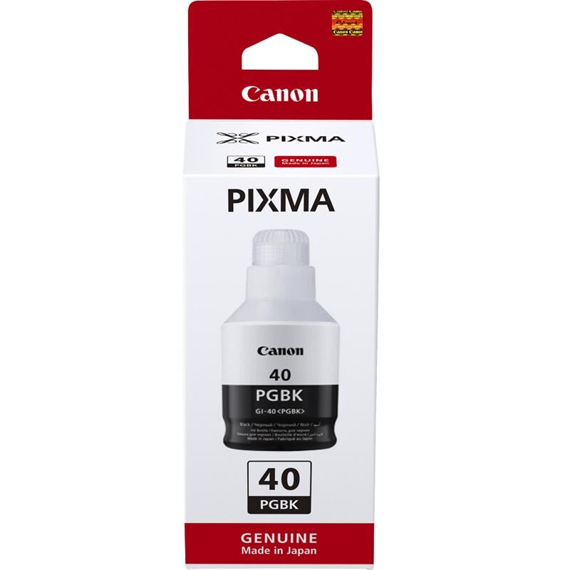 Чорнило Canon GI-40 Pixma G5040/G6040/GM2040 (Black) (3385C001) 135мл