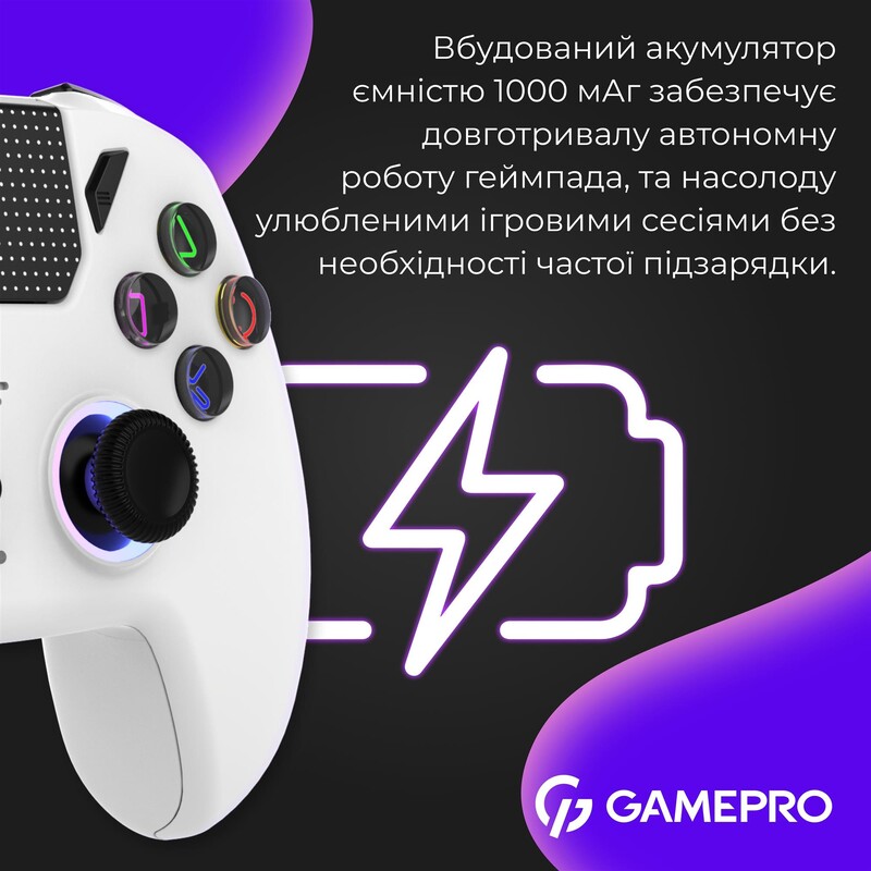 Геймпад GamePro GPS20W White