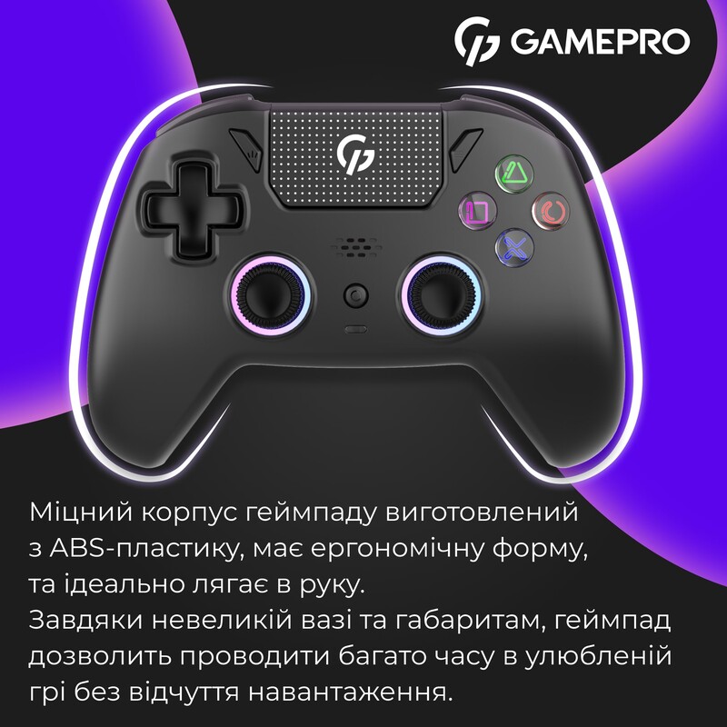 Геймпад GamePro с зарядной станцией GPS20BDOC Black