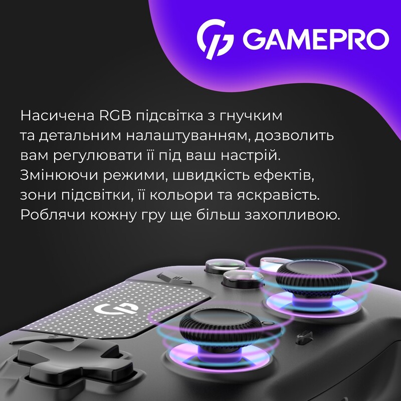 Геймпад GamePro с зарядной станцией GPS20BDOC Black
