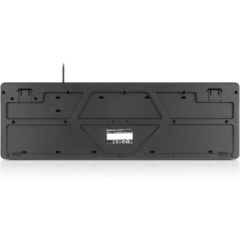 Комплект (клавіатура, миша) REAL-EL Standard 504 Kit Black (EL123100037)