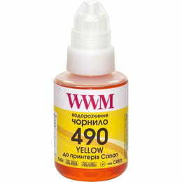 Чернила WWM Canon Pixma G1400/G2400/G3400 Yellow (C490Y) 140г