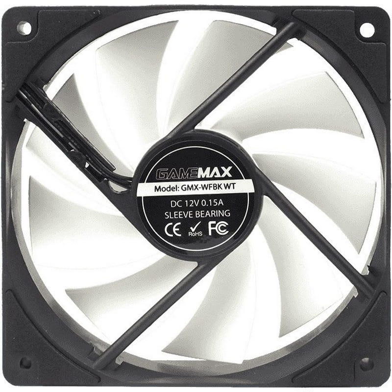 Вентилятор GameMax GMX-WFBK-WT White