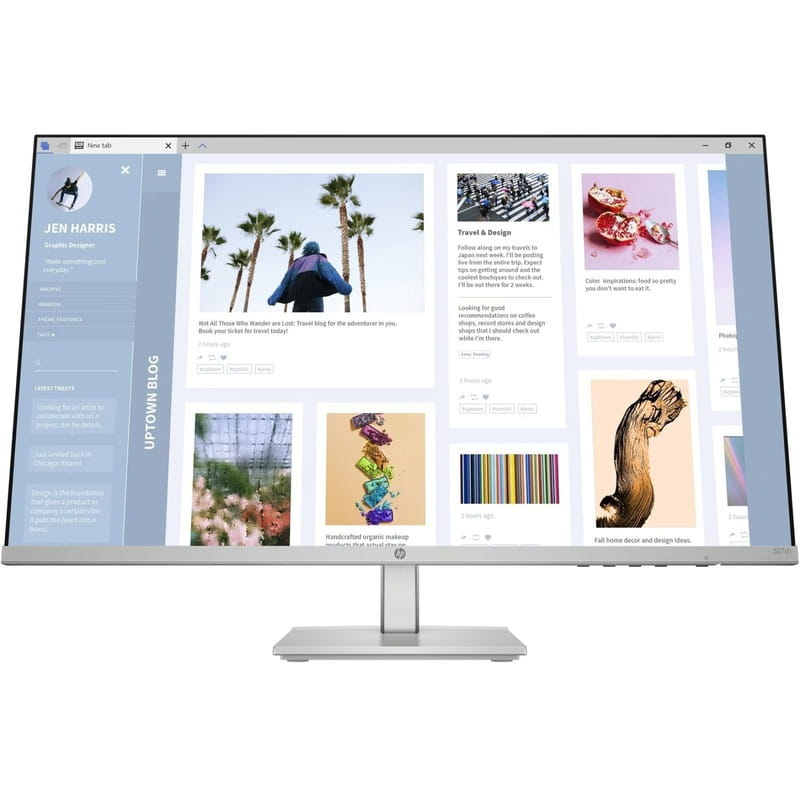 Монiтор HP 27" S5 527sh (94C50AA) IPS Black-Silver 100Hz