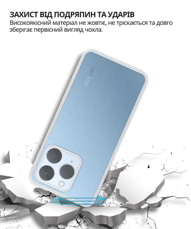 Чохол-накладка BeCover для Realme 15T Transparancy (714695)