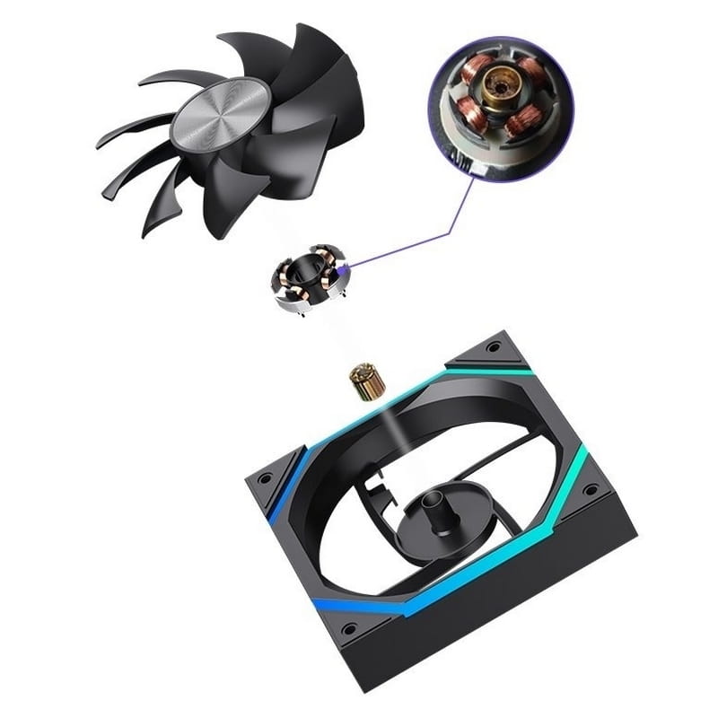 Вентилятор GameMax FN12A-N2 Black