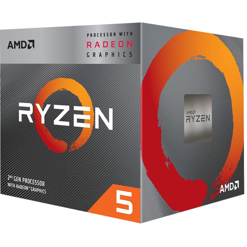 Процесор AMD Ryzen 5 3400G (3.7GHz 4MB 65W AM4) Box (YD3400C5FHSBX)