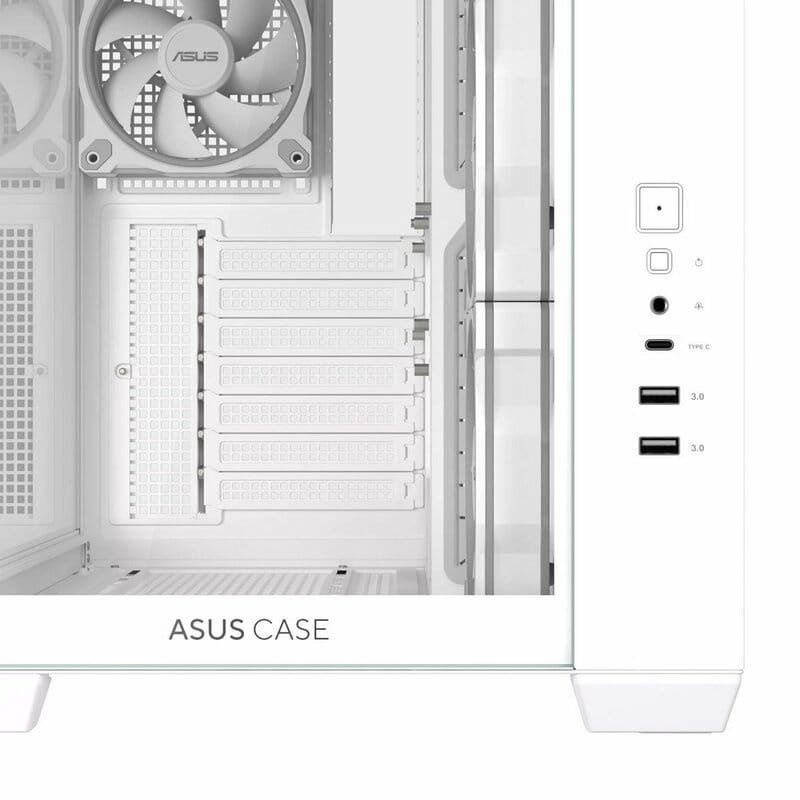 Корпус Asus A32 Plus White Tempered Glass (90DC00S3-B19000)