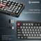 Фото - Клавіатура бездротова GamePro Asgard Drakkar Keychron Super Red Switch Black (MK305BK) | click.ua