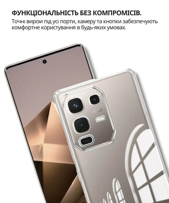 Чохол-накладка BeCover для Infinix Note 50 Pro 4G (X6855) Transparancy (714674)