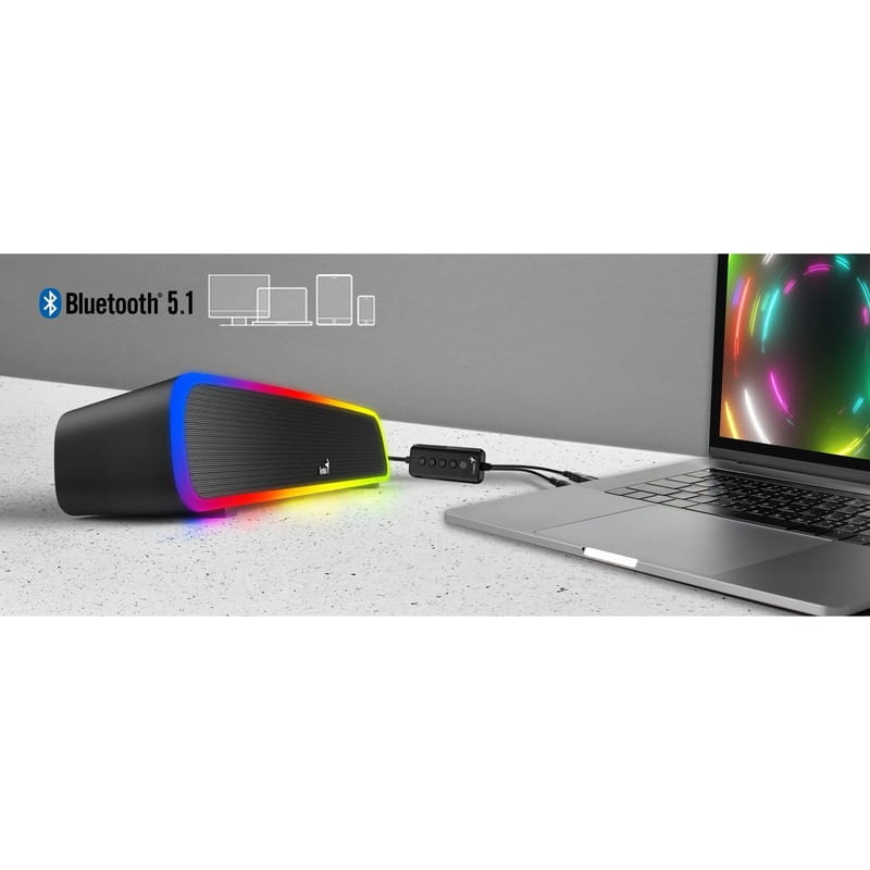 Акустична система (саундбар) Genius USB SoundBar 200BT Black (31730045400)