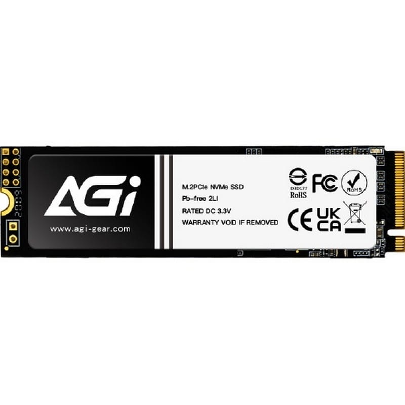 Накопитель SSD  512GB AGI AI298 M.2 2280 PCIe 3.0 x4 NVMe 3D NAND (AGI512GIMAI298)