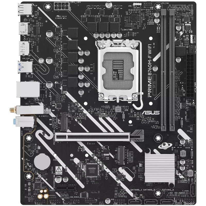 Материнська плата Asus Prime B760M-F WiFi Socket 1700