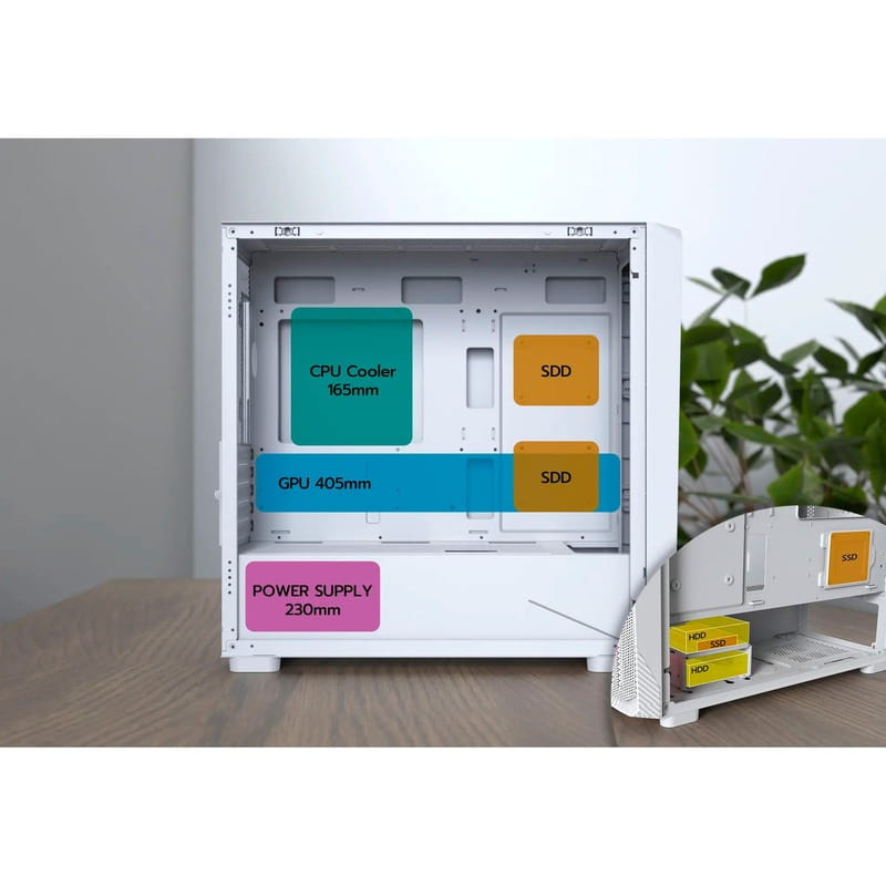 Корпус Montech X5M White