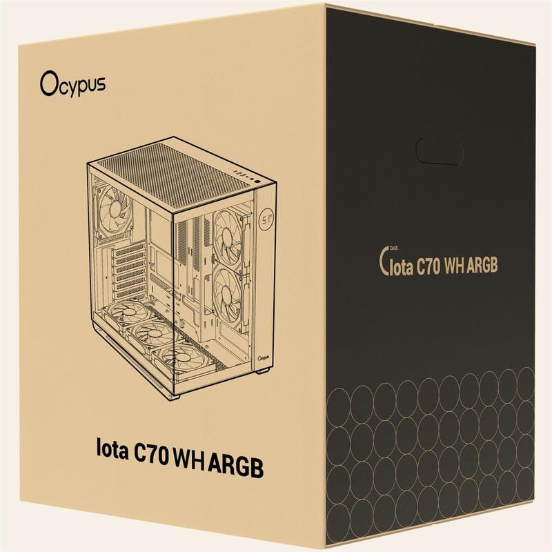 Корпус Ocypus Iota C70 WH ARGB (IOTA-C70-WHD600XX-GL)