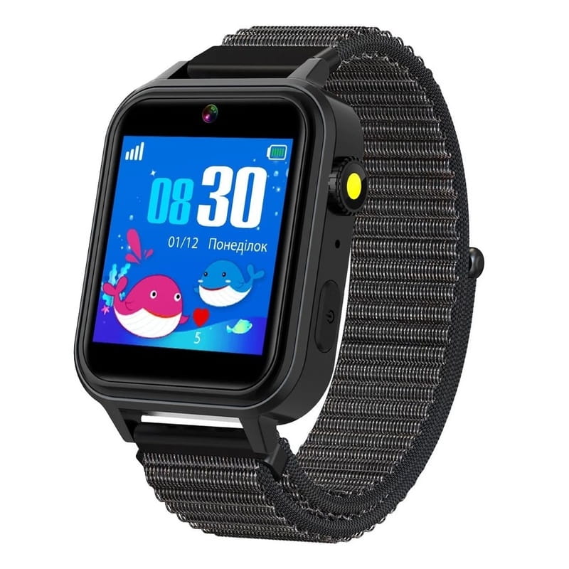 Дитячий смарт-годинник AmiGo GO10S Pro WiFi Black