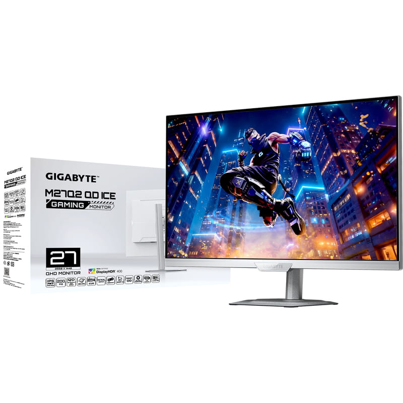 Монітор Gigabyte 27" M27Q2 QD Ice IPS White 200Hz
