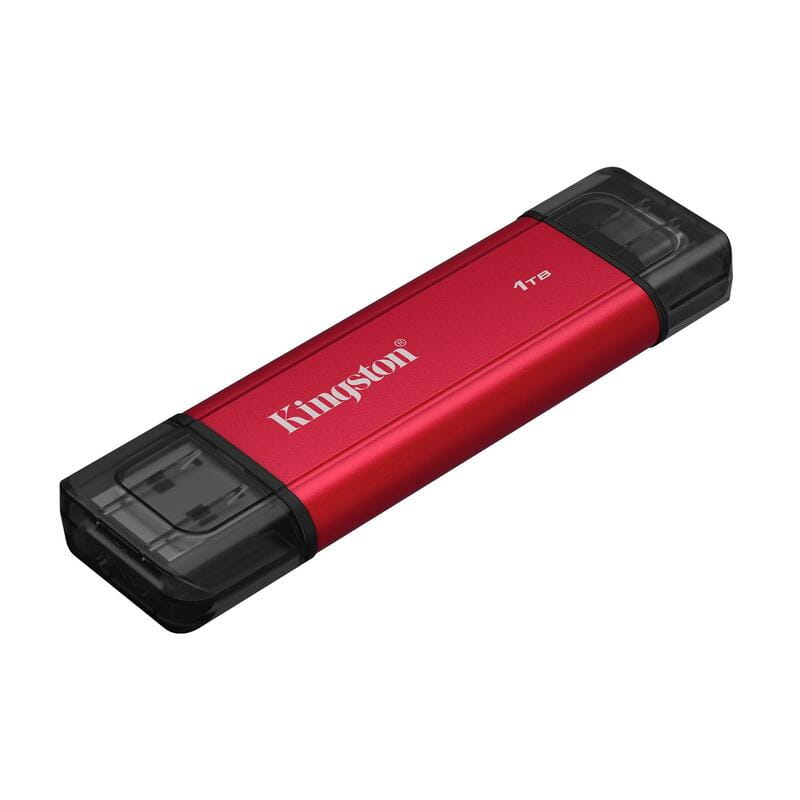 Накопитель внешний SSD 1TB Kingston Dual Portable Red (SPSD/1TB)