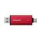 Фото - Накопитель внешний SSD 1TB Kingston Dual Portable Red (SPSD/1TB) | click.ua