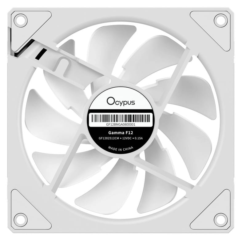 Вентилятор Ocypus Gamma F12 ARGB White (GAMMA-F12-WH1AM00X-GL)