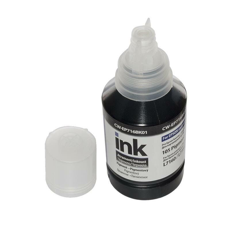 Чернила ColorWay Epson L-7160/7180 (Black Pigment) (CW-EP716BK01) 140мл