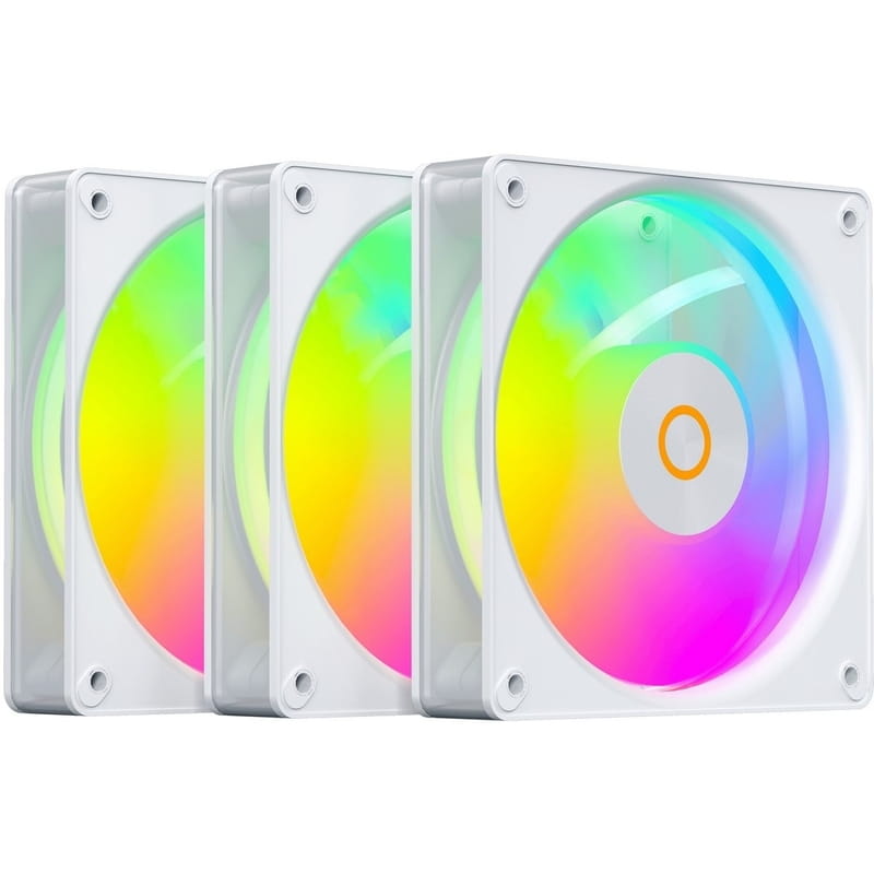 Вентилятор Ocypus Gamma F12 Elite ARGB Reverse Blade White - 3 Pack (GAMMA-F12-WH3AM01E-GL)