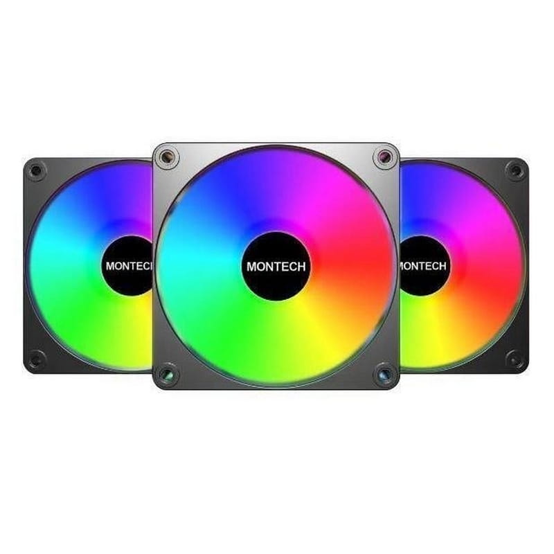 Вентилятор Montech GF120 V2 ARGB PWM 3I1(B) Black