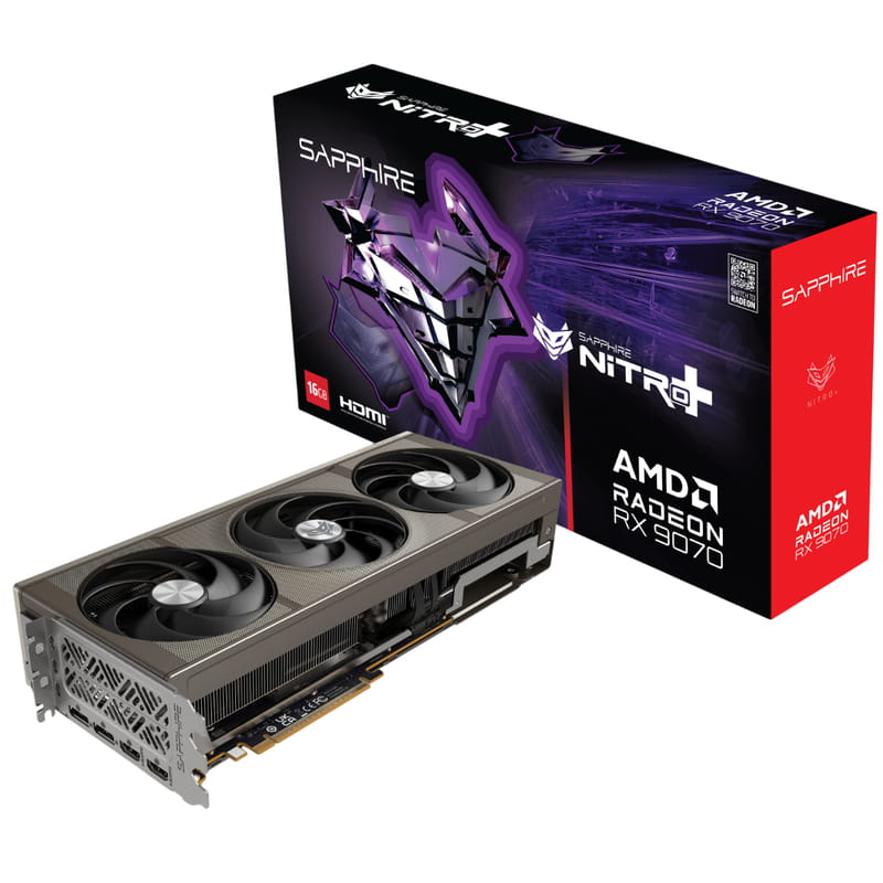 Відеокарта AMD Radeon RX 9070 16GB GDDR6 Nitro+ OC Sapphire (11349-01-20G)