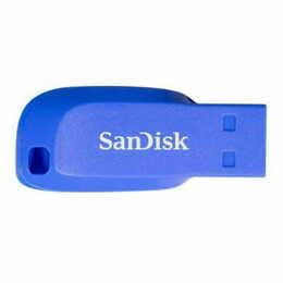 Флеш-накопичувач USB 16GB SanDisk Cruzer Blade Blue Electric (SDCZ50C-016G-B35BE)