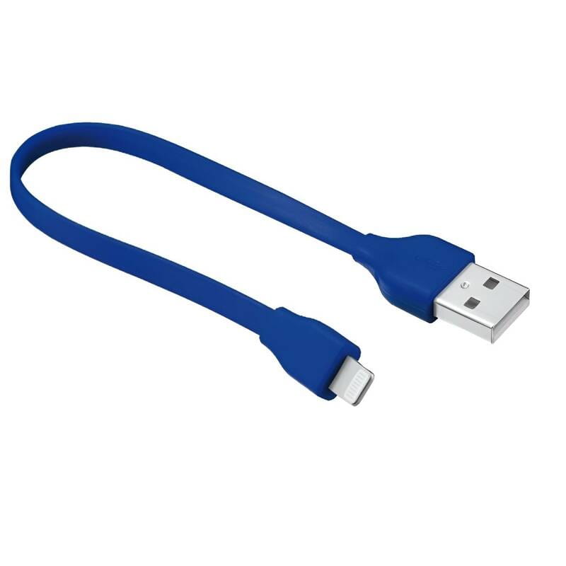 Кабель Trust Urban Flat USB - Lightning 0.2m, Blue (20132)