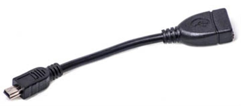 Кабель PowerPlant (KD00AS1232) USB2.0(AF)-MicroUSB(AM), OTG, 0.1м, Black