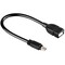 Фото - Кабель PowerPlant (KD00AS1235) USB2.0(AF)-MiniUSB(AM), OTG, 0.5м, Black | click.ua