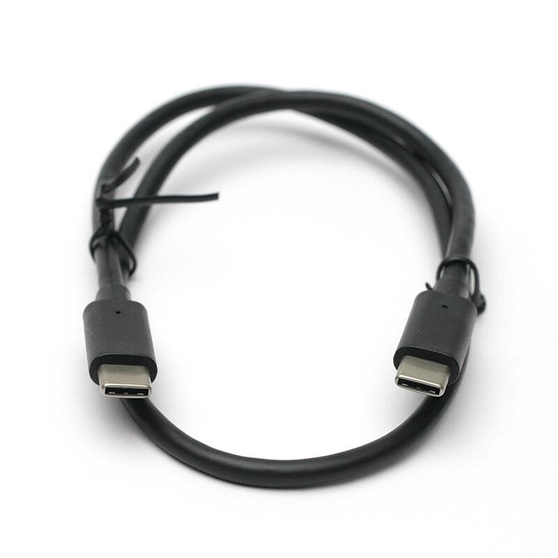 Кабель PowerPlant (KD00AS1255) USB3.0 Type-C(M)-USB3.0 Type-C(M), 0.5м, Black