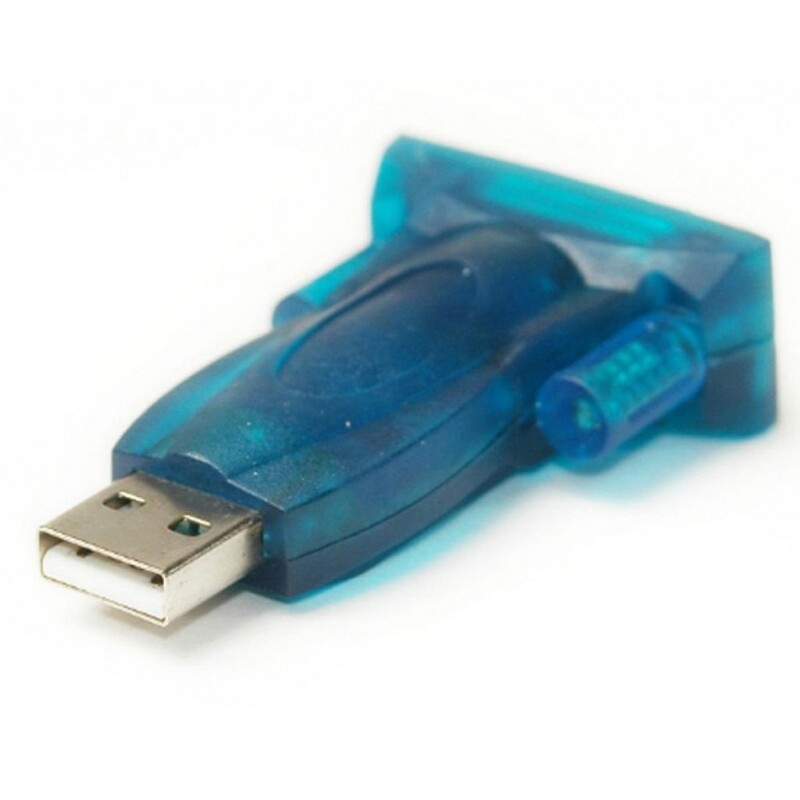 Переходник PowerPlant (KD00AS1286) USB2.0(AM)-COM(M), Blue