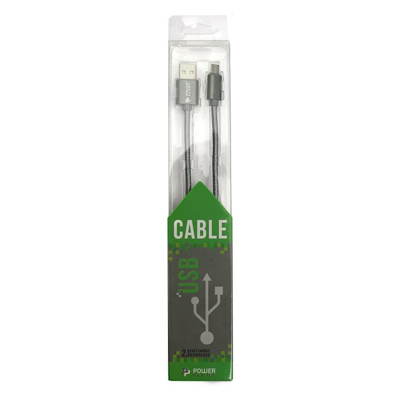 Кабель PowerPlant (KD00AS1287) USB2.0(AM)-MicroUSB2.0(AM), 1м, Grey