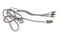 Фото - Кабель PowerPlant USB2.0-MicroUSB-USB-C-Lightning, 1.2м Grey (CA910663) | click.ua