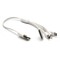 Фото - Кабель PowerPlant USB - microUSB - miniUSB - Lightning - Apple 30pin, 0.3м White (KABUSBALL) | click.ua