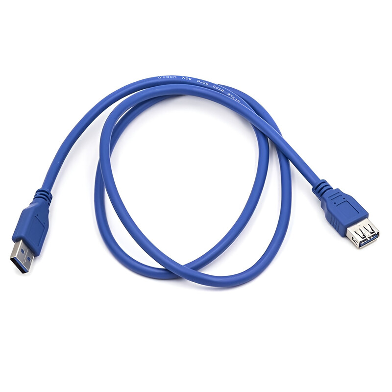 Кабель PowerPlant (CA911134) USB 3.0 AF - AM, 1м, синий
