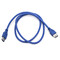Фото - Кабель PowerPlant (CA911134) USB 3.0 AF - AM, 1м, синий | click.ua