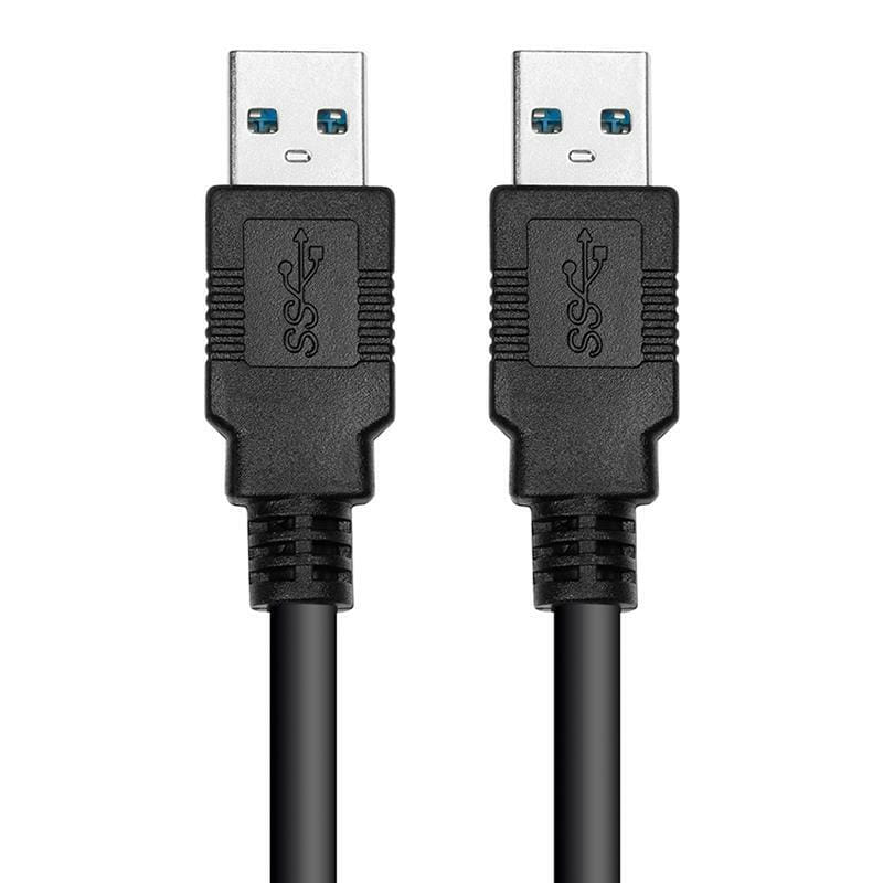 Кабель PowerPlant (CA911820) USB3.0(AM)-USB3.0(AM) 1.5м, Black